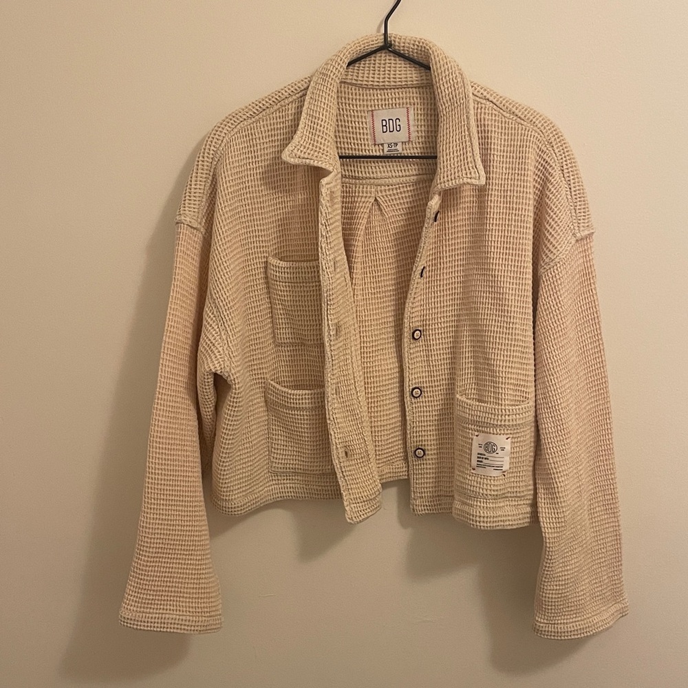 Urban outfitters waffle cardigan jacket size XS